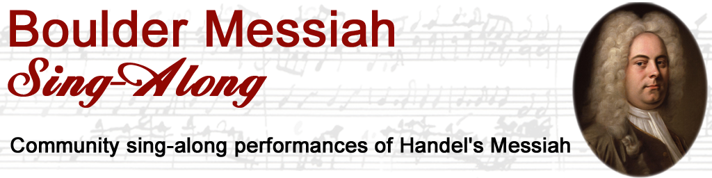 George Frideric Handel (1685-1759), composer of the Messiah, with the last few measures of the Amen finale from his original score.